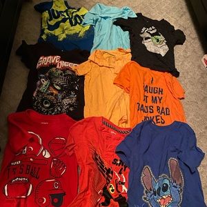 Boys size 4 tshirts